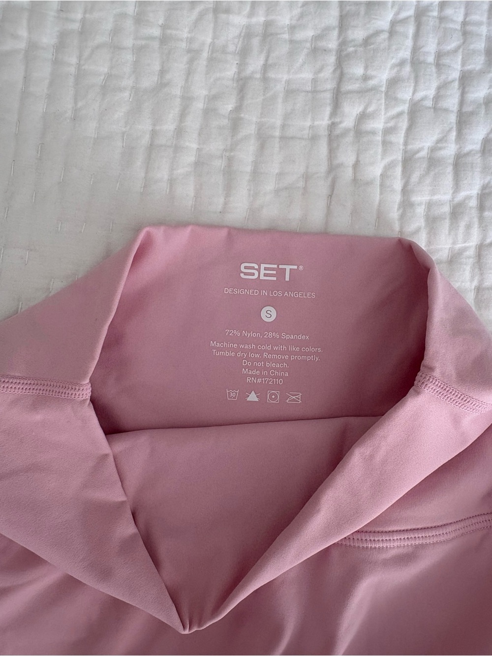 SET Active Pink breathe Duo Stripe Shorts in Taffy - Picture 3 of 4